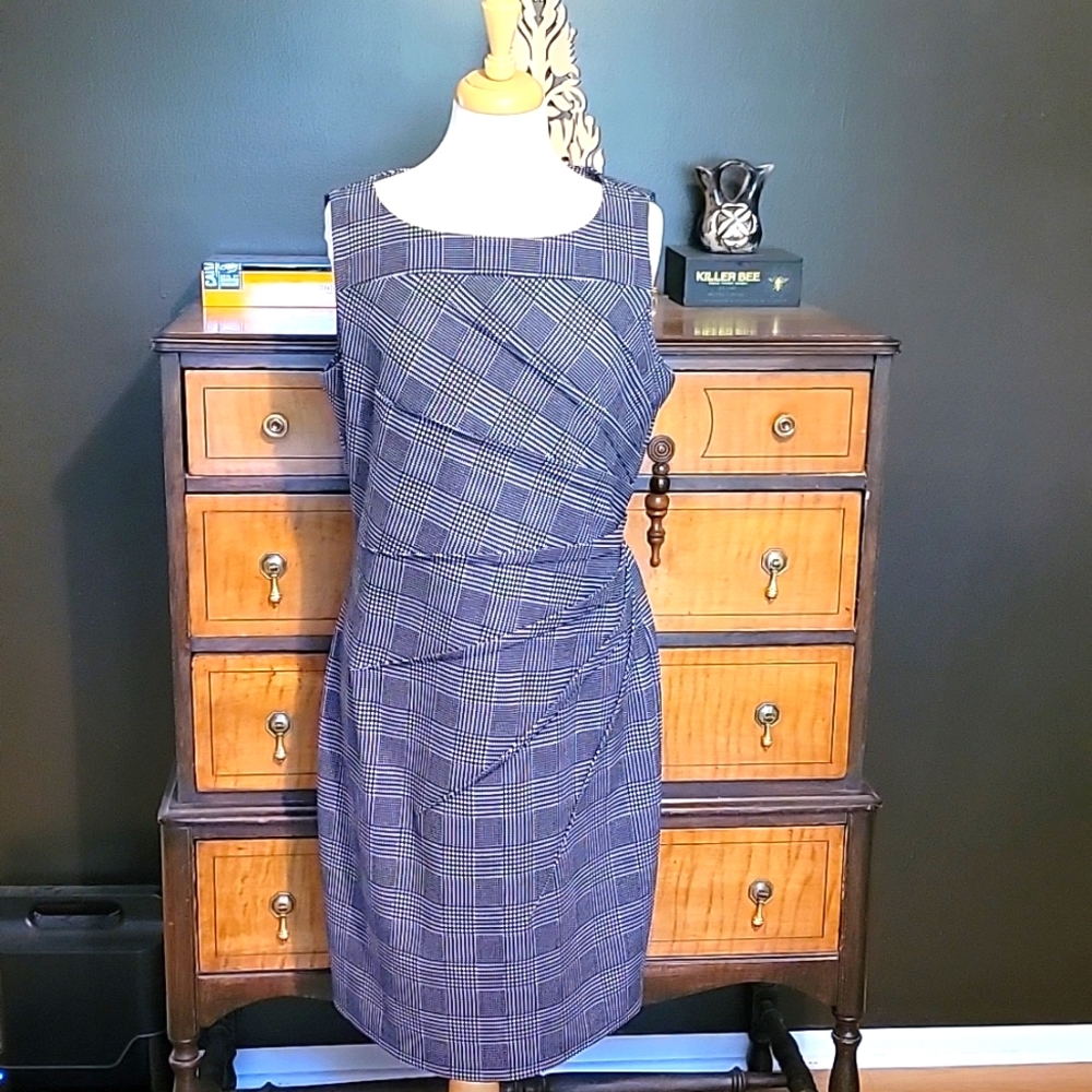 Calvin Klein houndstooth dress